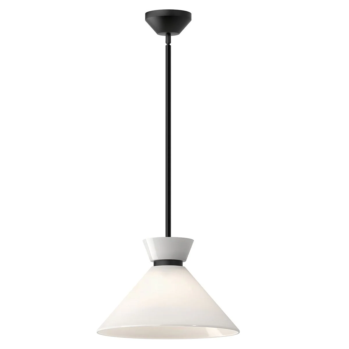 Alora Halston 1 lt Pendelleuchte - Matt Schwarz - Image 4