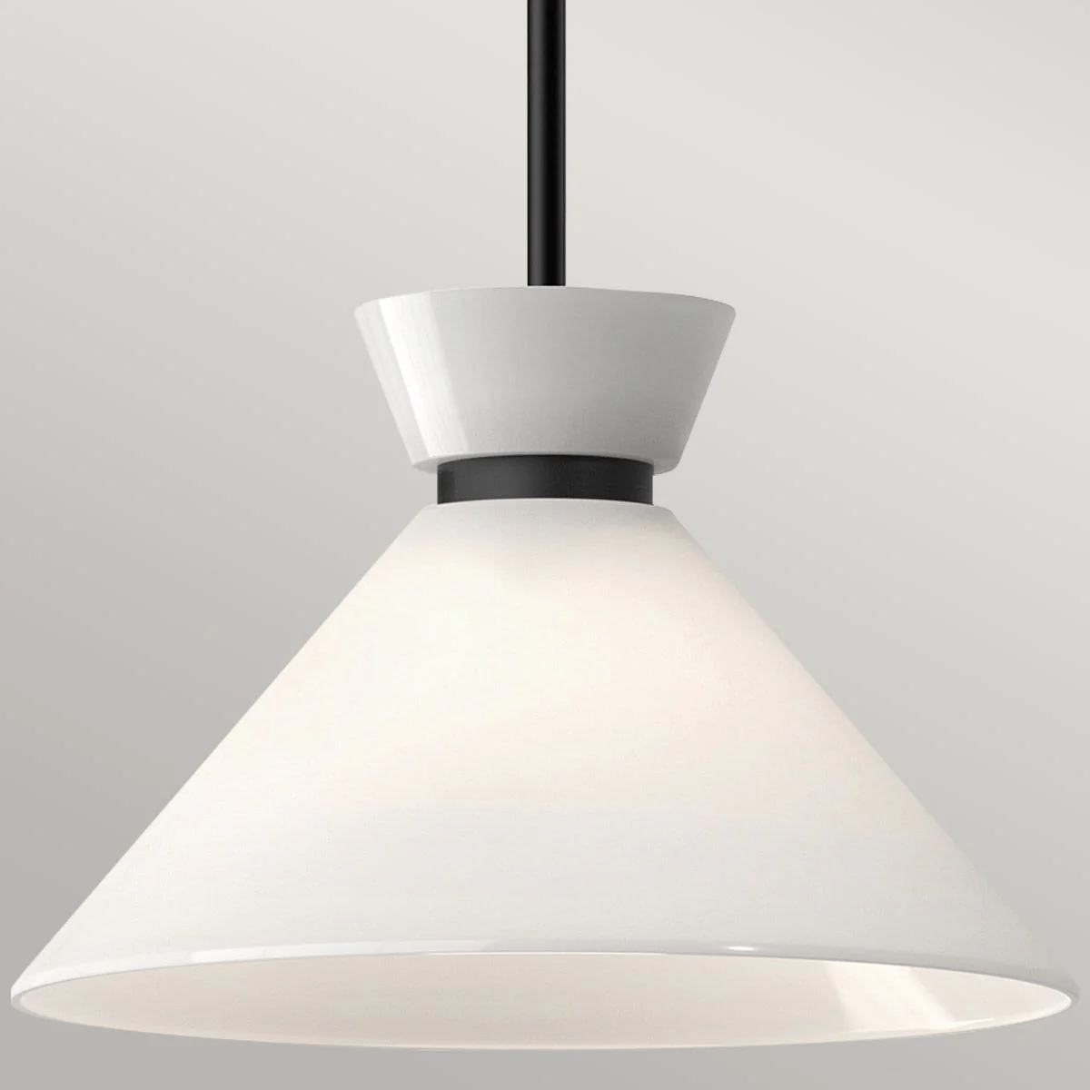 Alora Halston 1 lt Pendelleuchte - Matt Schwarz - Image 5