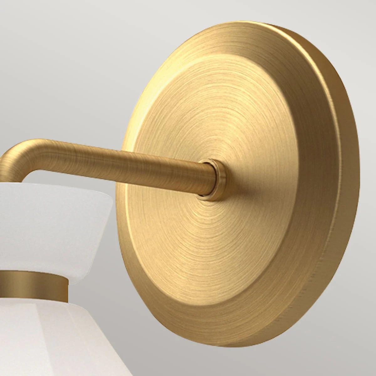 Alora Halston 1 lt Wandleuchte - Gebürstetes Gold - Image 3
