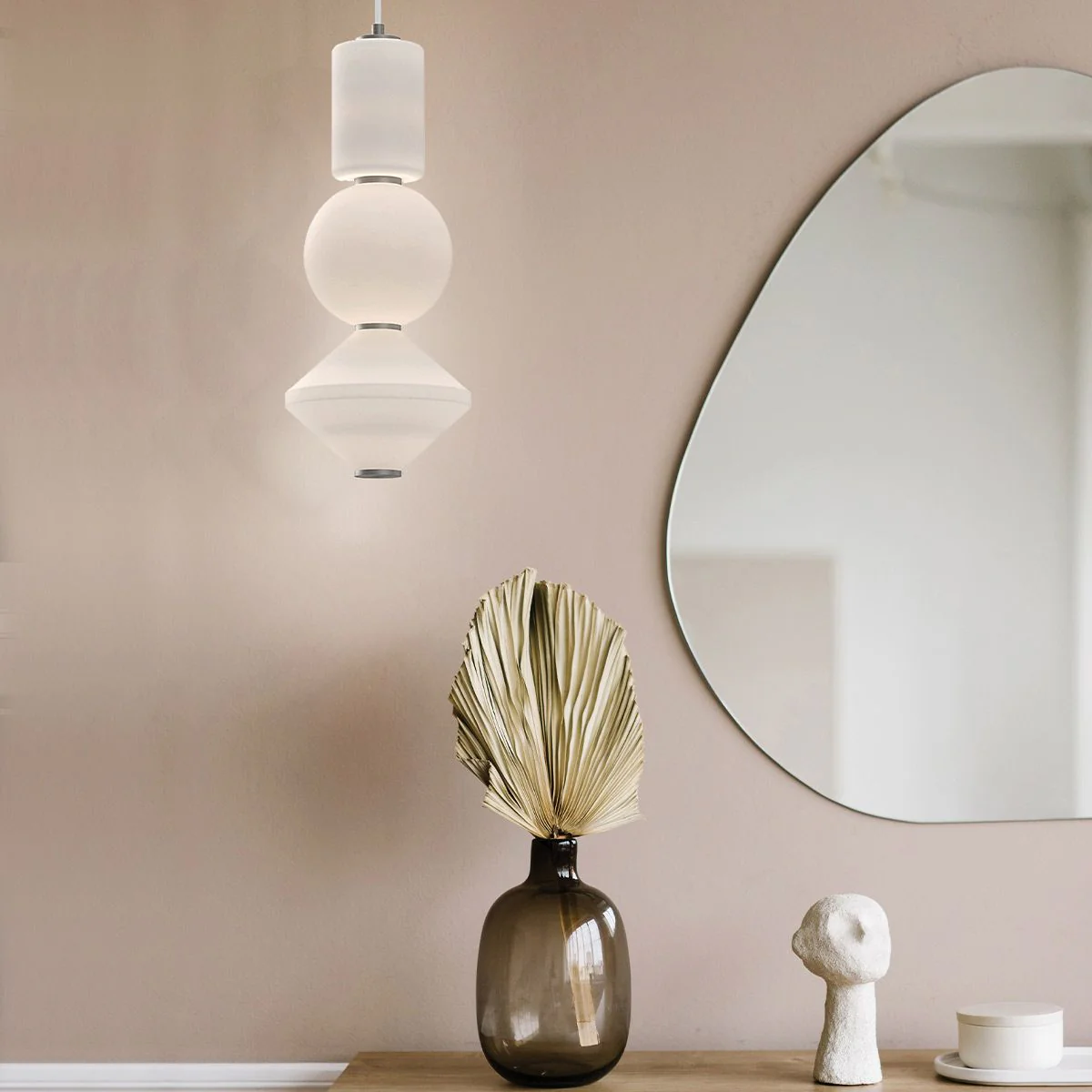 Alora Mood Bijou LED-Hängeleuchte - Gebürstetes Nickel - Image 5
