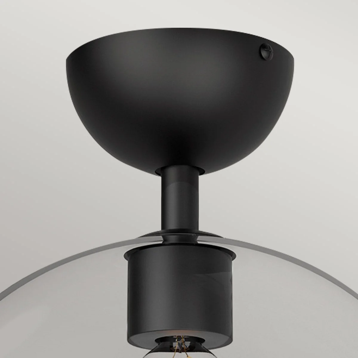 Alora Mood Jude 1 lt Semi Flush Light - Matt Schwarz - Image 3