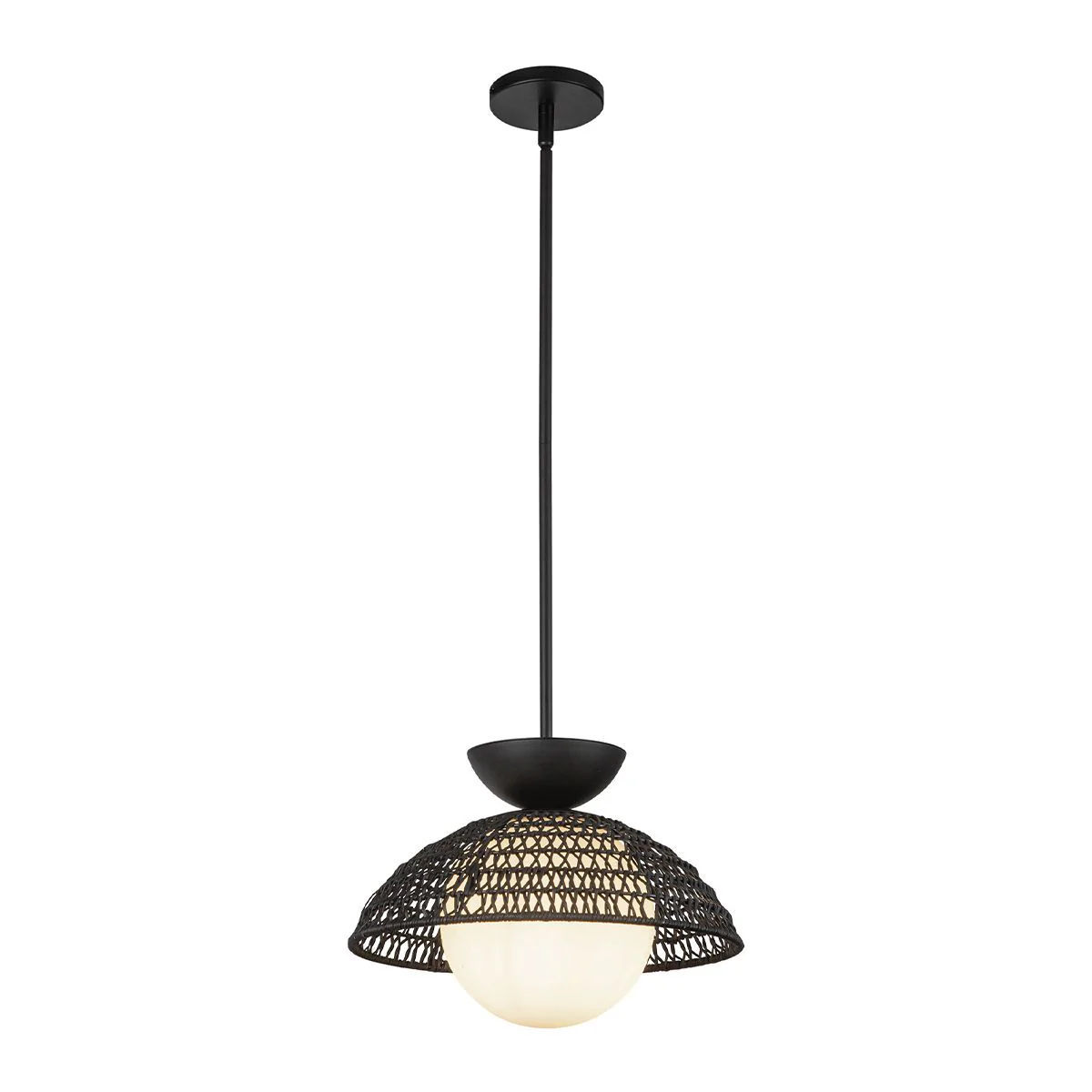 Alora Mood Perth 1 lt Pendelleuchte - Mattschwarz