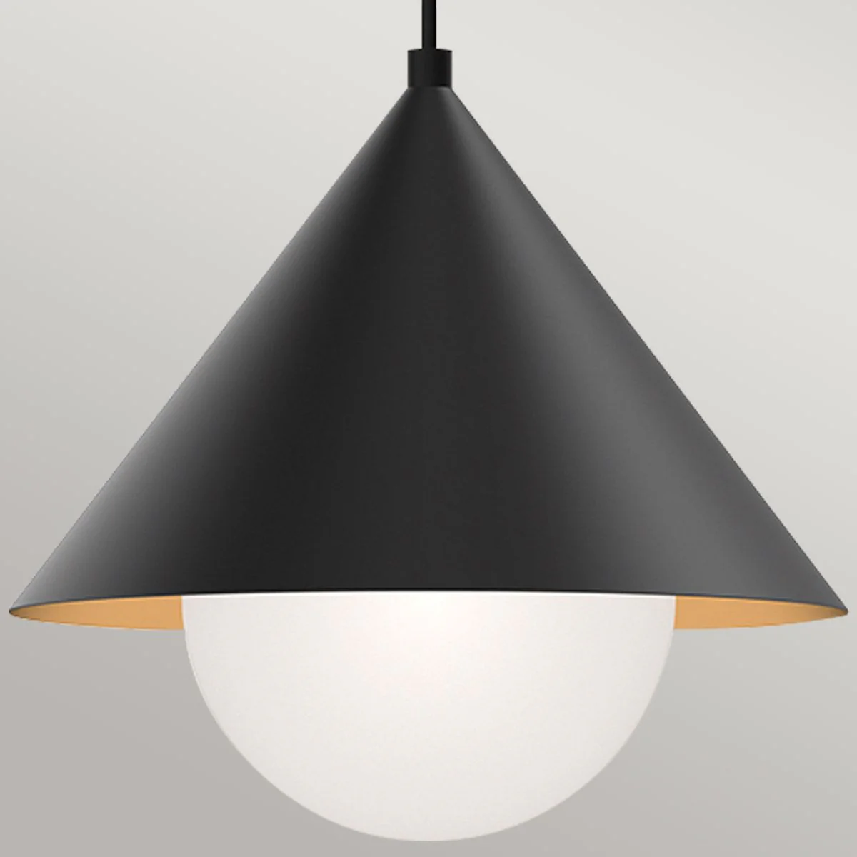 Alora Mood Remyck 1 lt Pendelleuchte - Mattschwarz - Image 2