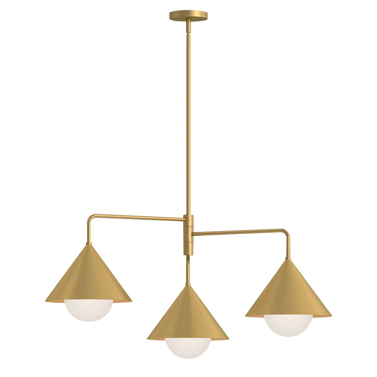 Alora Mood Remyck 3 lt Chandelier - Brushed
