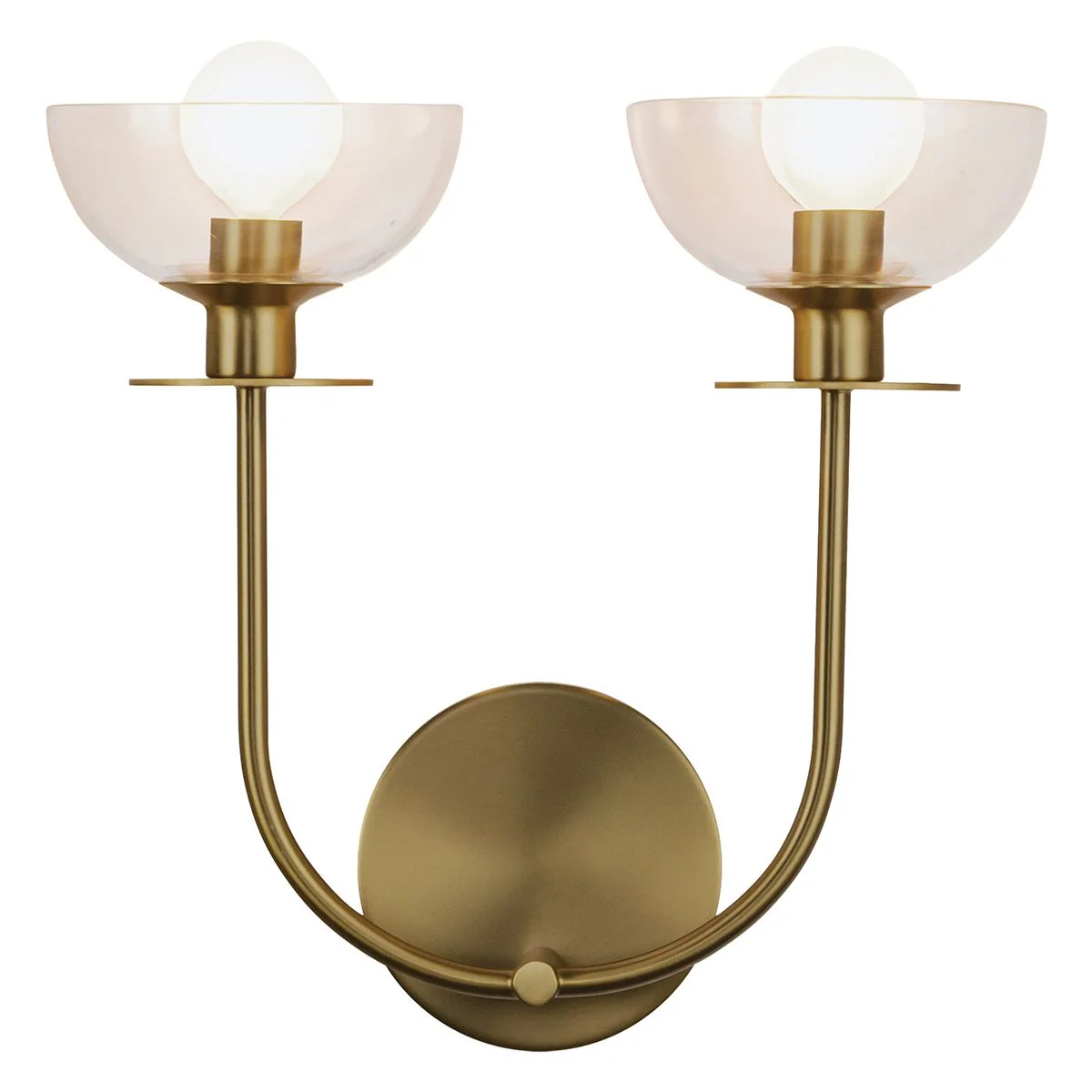 Alora Mood Sylvia 2 lt Wall Light - Brushed