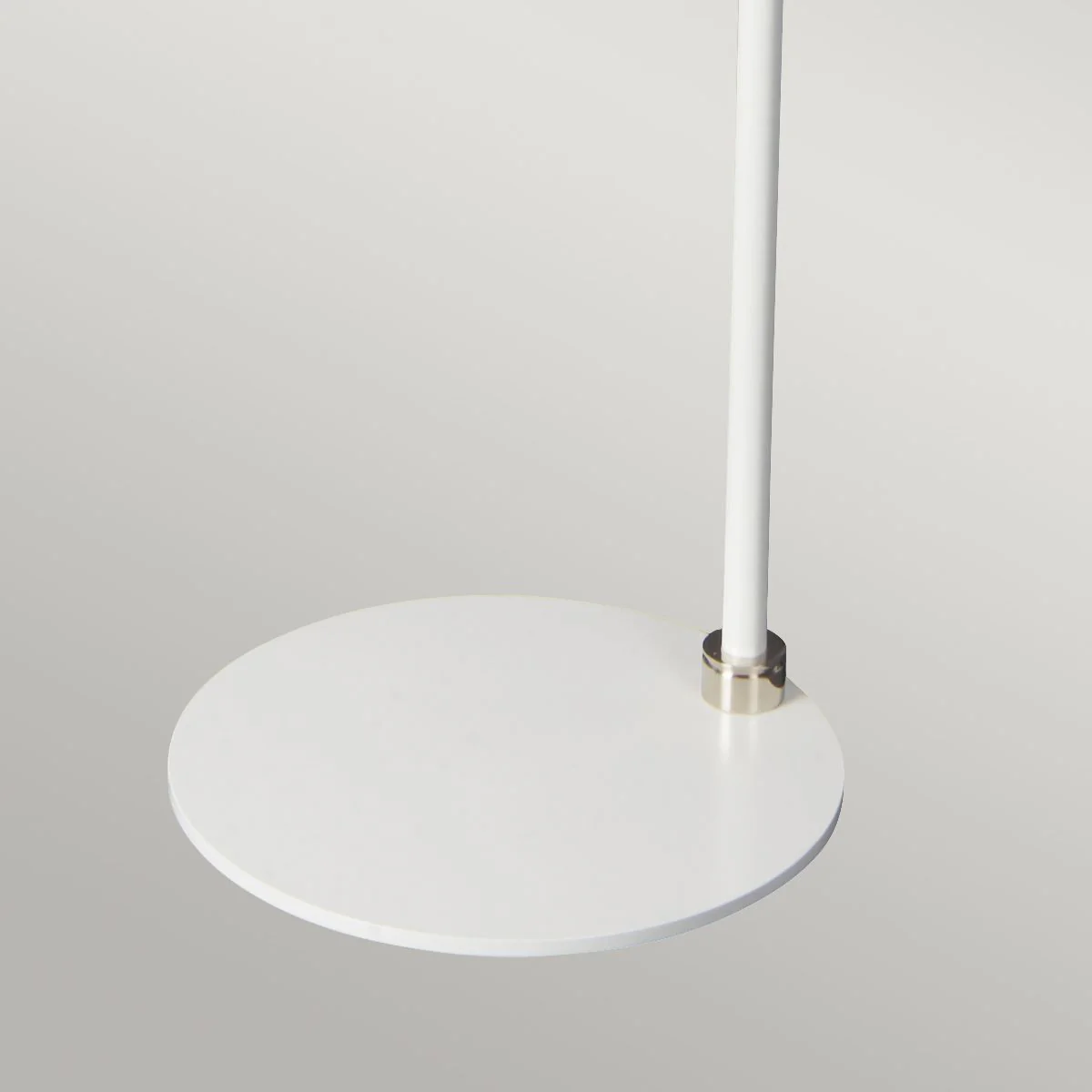 Balance 1-flammige Stehlampe - Weiß/Poliertes Nickel mit weißem Schirm - Image 5