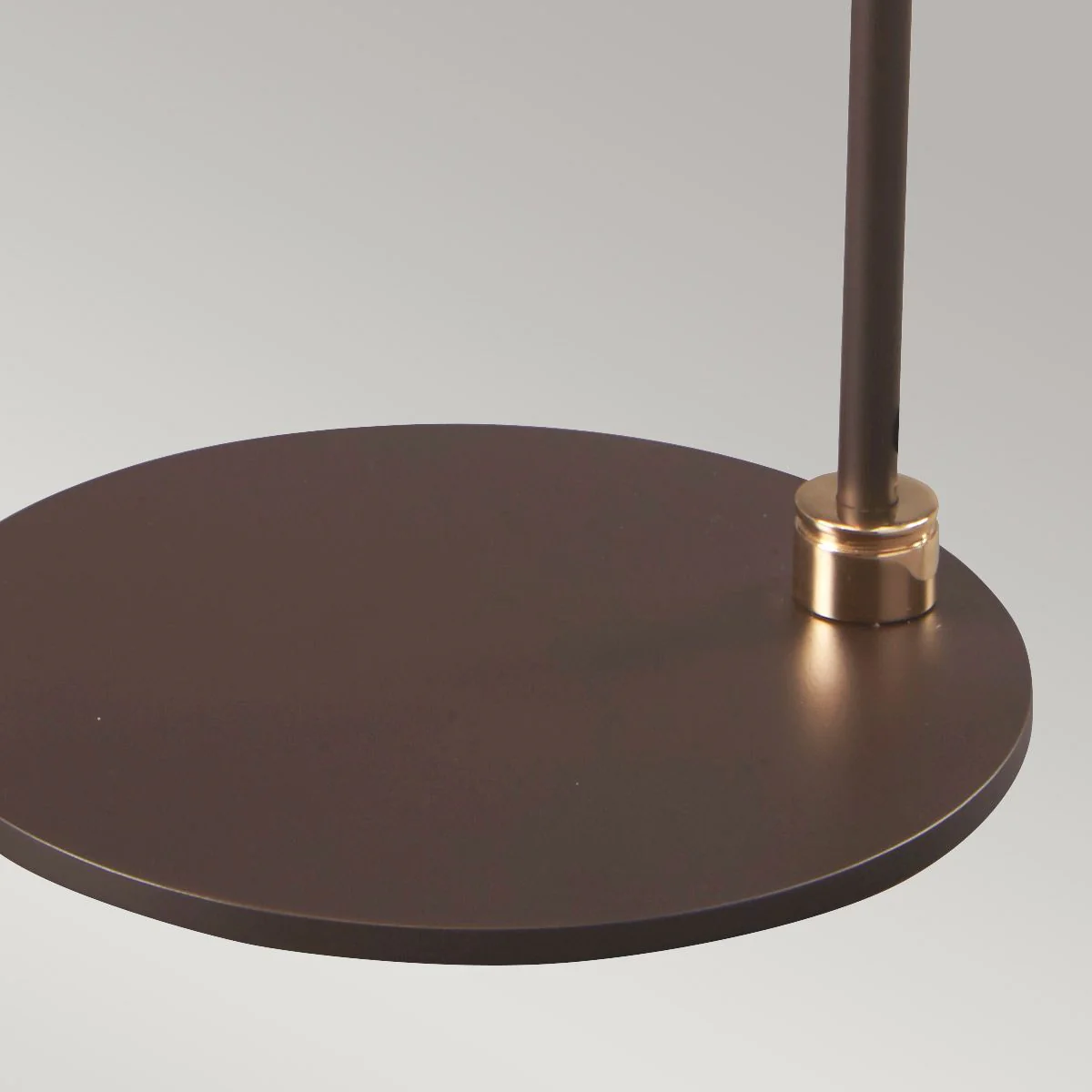 Balance 1-flammige Tischlampe - Braun/Poliertes Messing mit braunem Schirm - Image 5