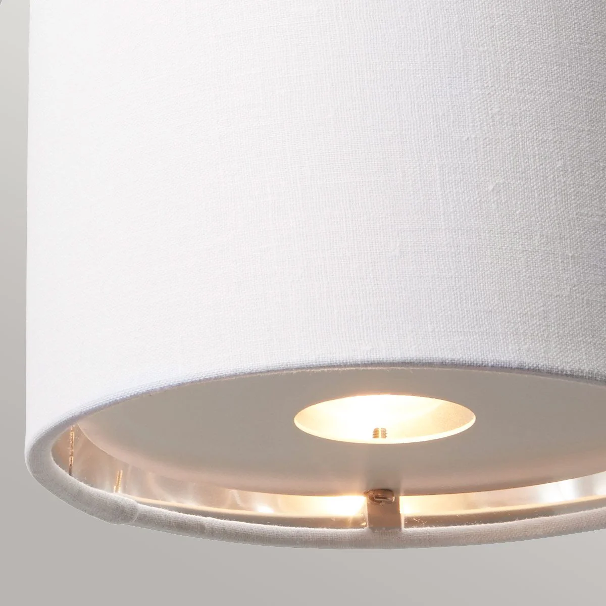 Balance 1-flammige Wandleuchte - Weiß/Poliertes Nickel mit weißem Schirm - Image 5