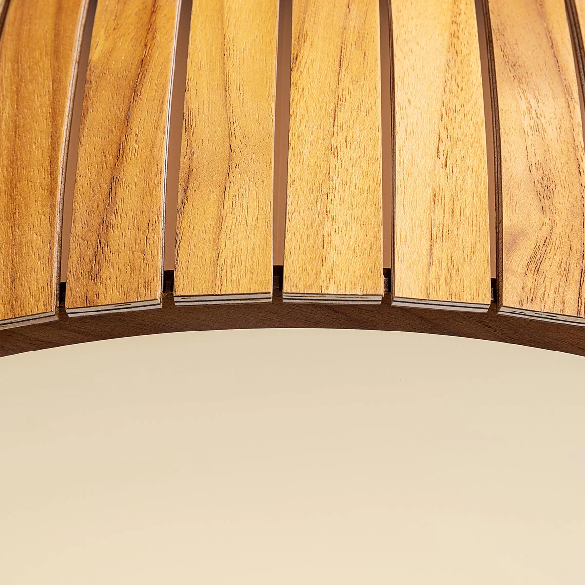 Barrel LED Deckenlampe aus Teakholz - Image 5