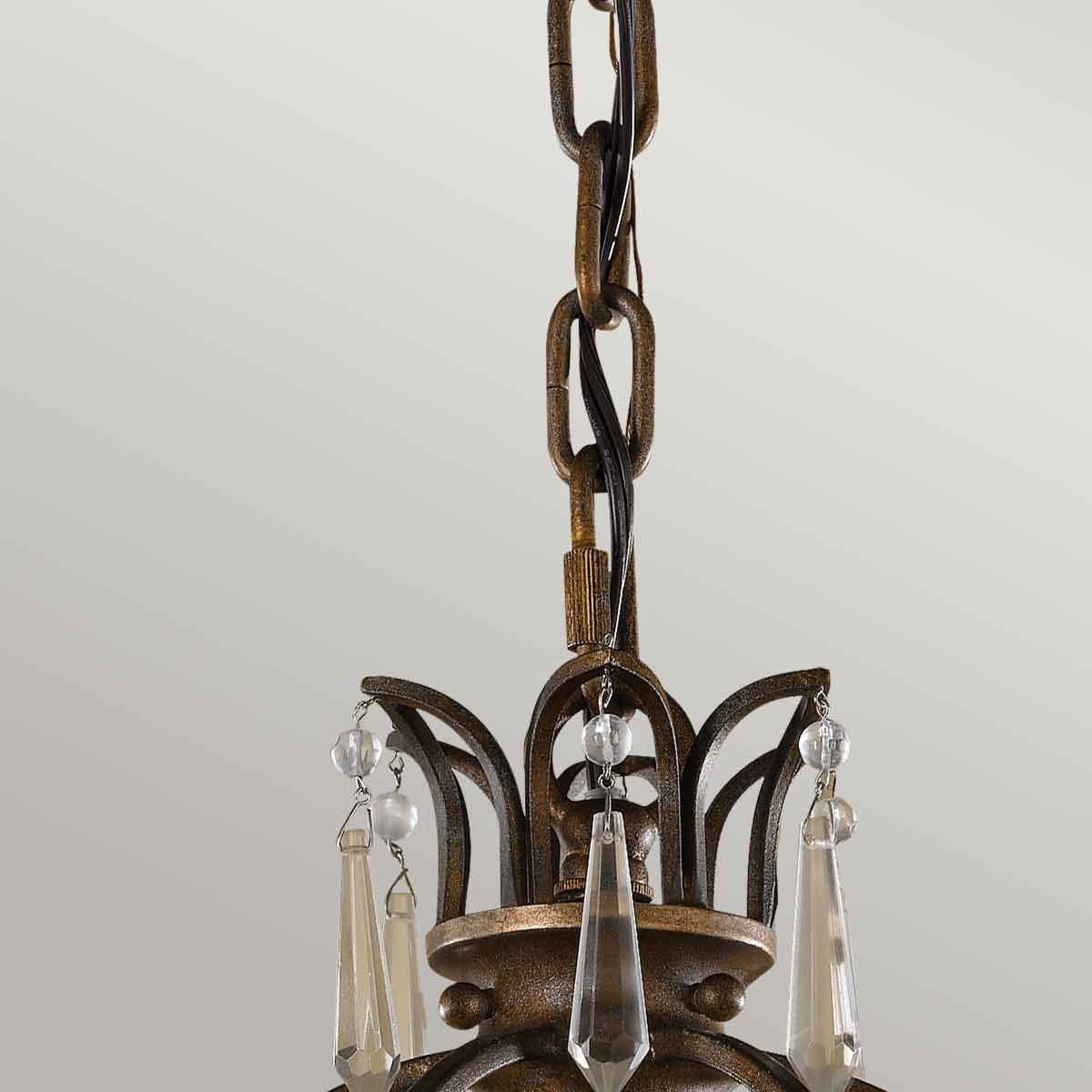 Bellini 1-flammige Pendelleuchte - Oxidierte Bronze/Britische Bronze - Image 4