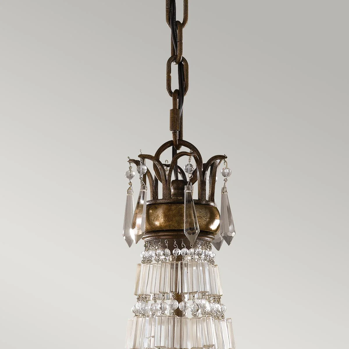 Bellini Kronleuchter mit 6 Lichtern, oxidierte Bronze/britische Bronze - Image 3