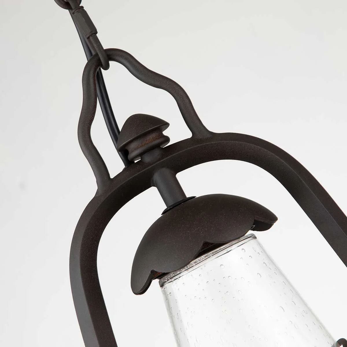 Bergmanns-Laterne mit 1 Lichterkette, alte Bronze - Image 4