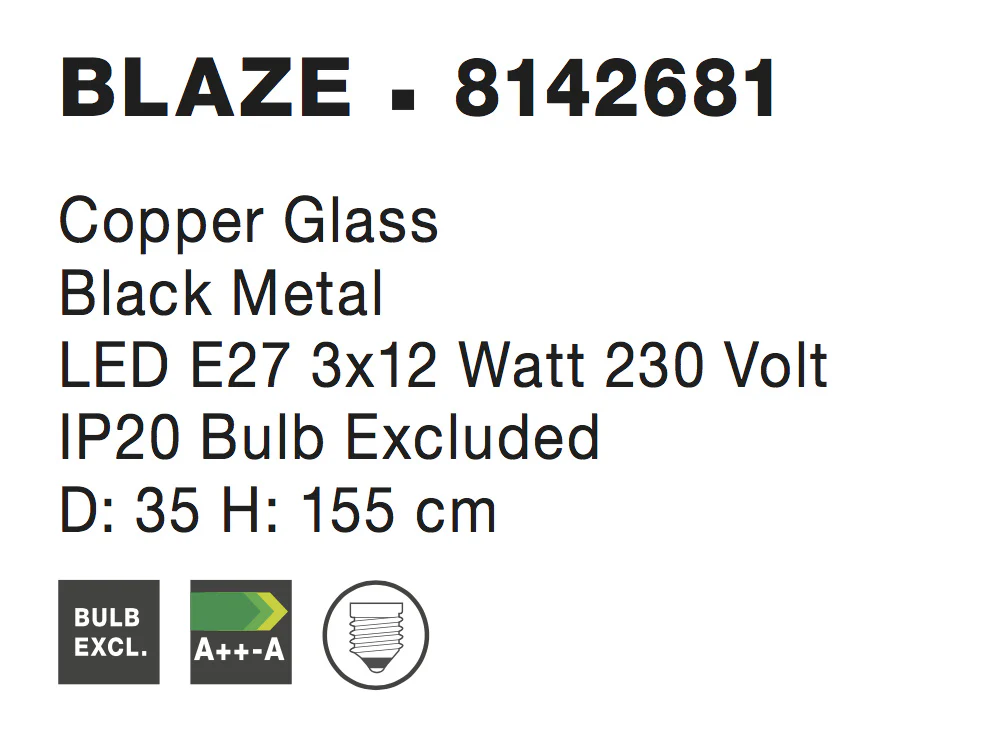BLAZE Pendelleuchte  350 mm dimmbar - Image 2
