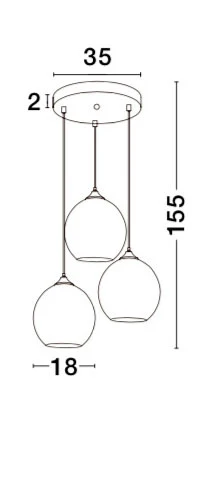 BLAZE Pendelleuchte  350 mm dimmbar - Image 4