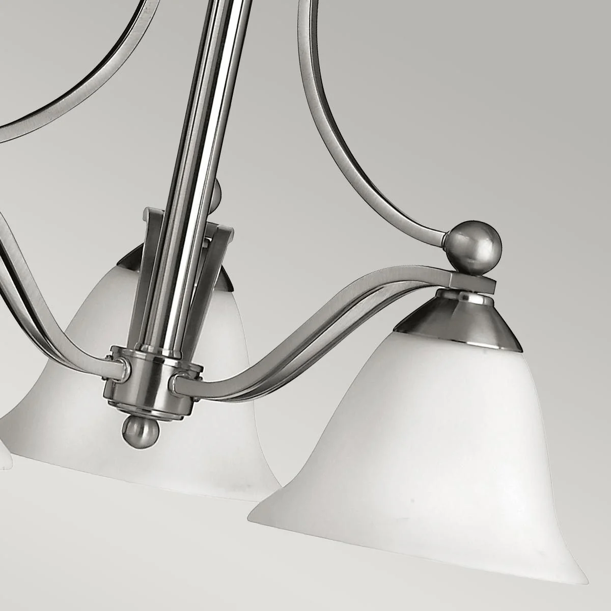 Bolla Kronleuchter mit 3 Lichtern, gebürstetes Nickel - Image 4