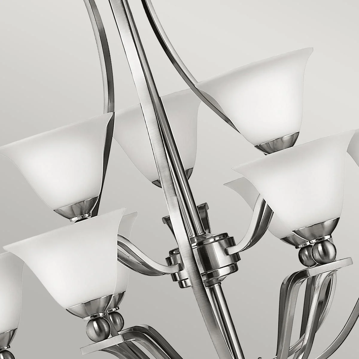 Bolla Kronleuchter mit 9 Lichtern, gebürstetes Nickel - Image 3