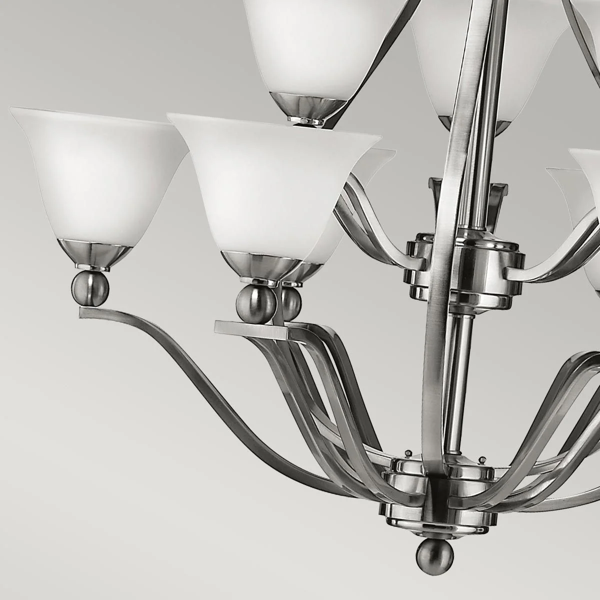 Bolla Kronleuchter mit 9 Lichtern, gebürstetes Nickel - Image 5