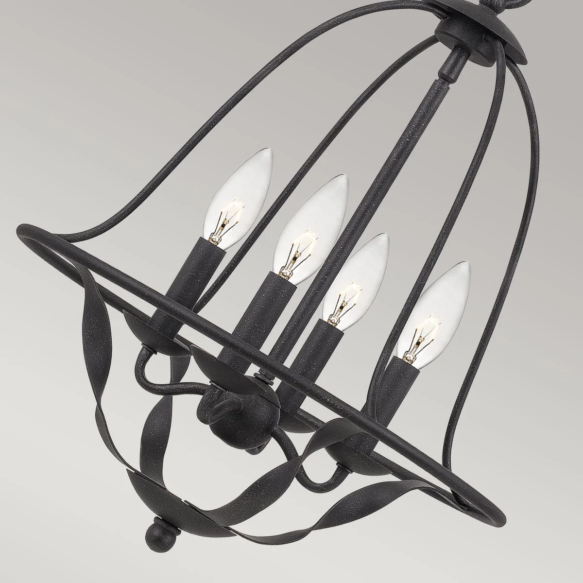 Bradbury 4-flammige Pendelleuchte - Graue Esche - Image 2