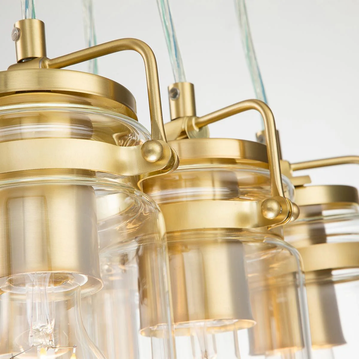 Brinley Pendelleuchte mit 6 Lichtern, gebürstetes Messing - Image 4