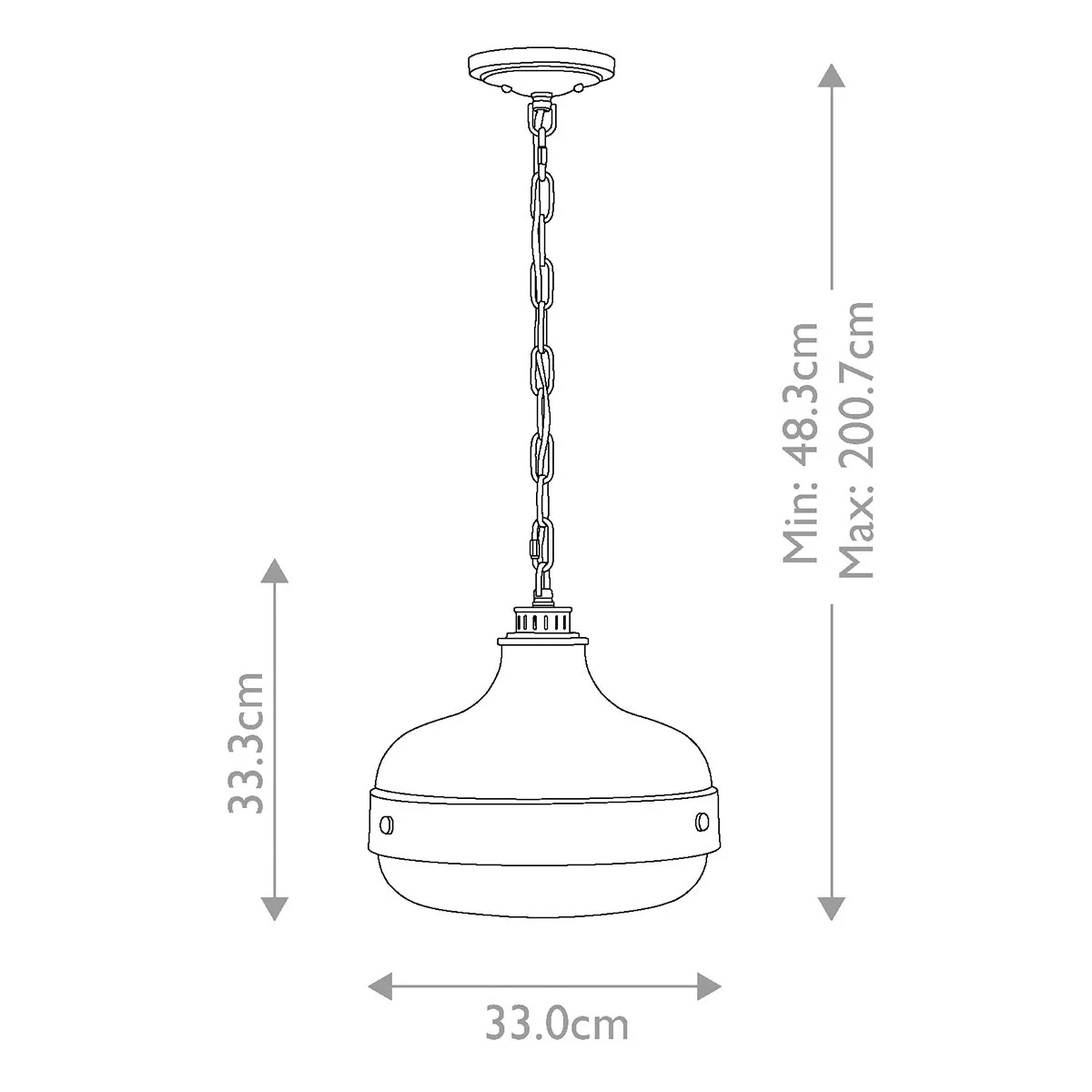 Cadence Pendelleuchte mit 2 Lichtern, dunkles Antikmessing/Mattschwarz - Image 8