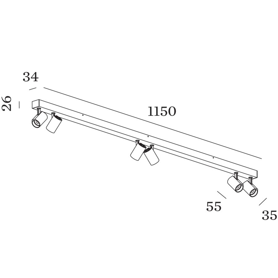 CENO SURFACE 6.0 Deckenaufbauleuchte - Image 2