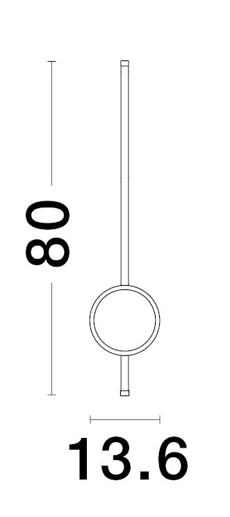CLOCK Wandaufbauleuchte 22 Watt 1360 mm 3000 Kelvin - Image 6