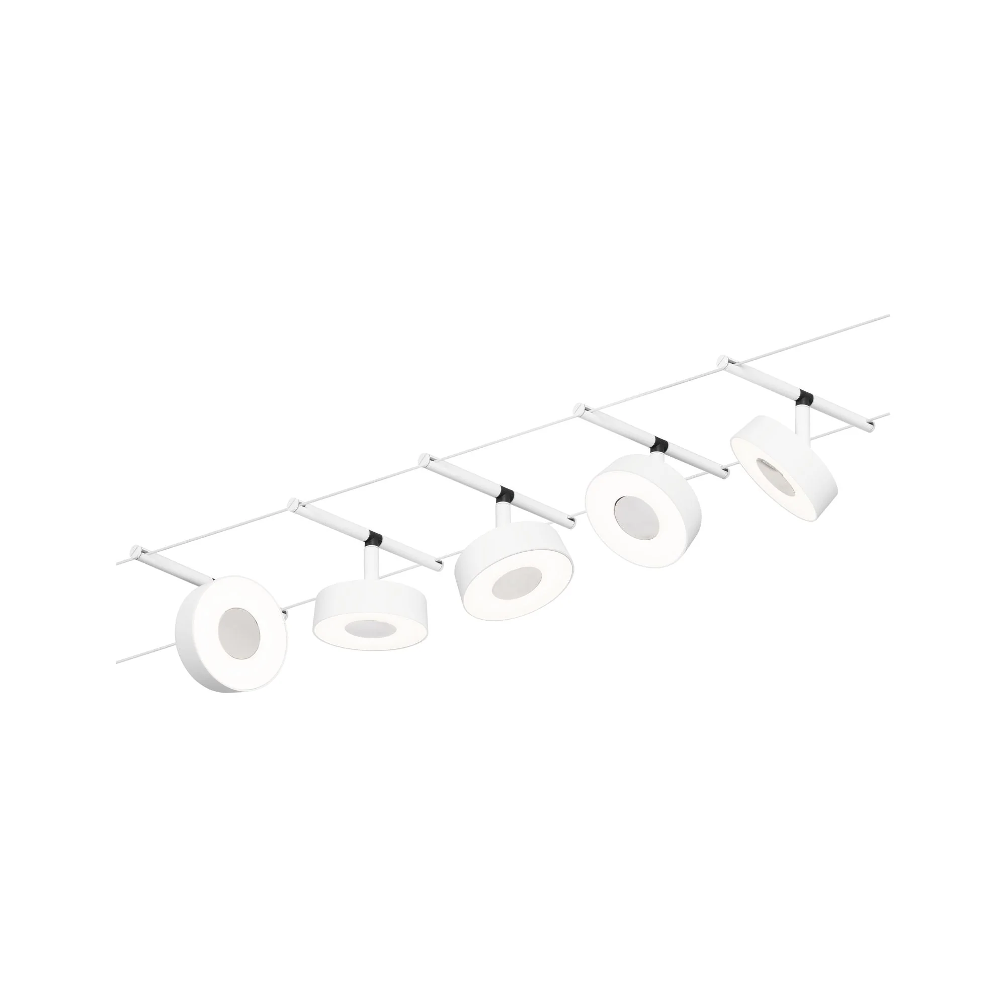 CorDuo Circle Basisset 5x180lm 5x5W 3000K 230/12V Weiß matt - Image 2