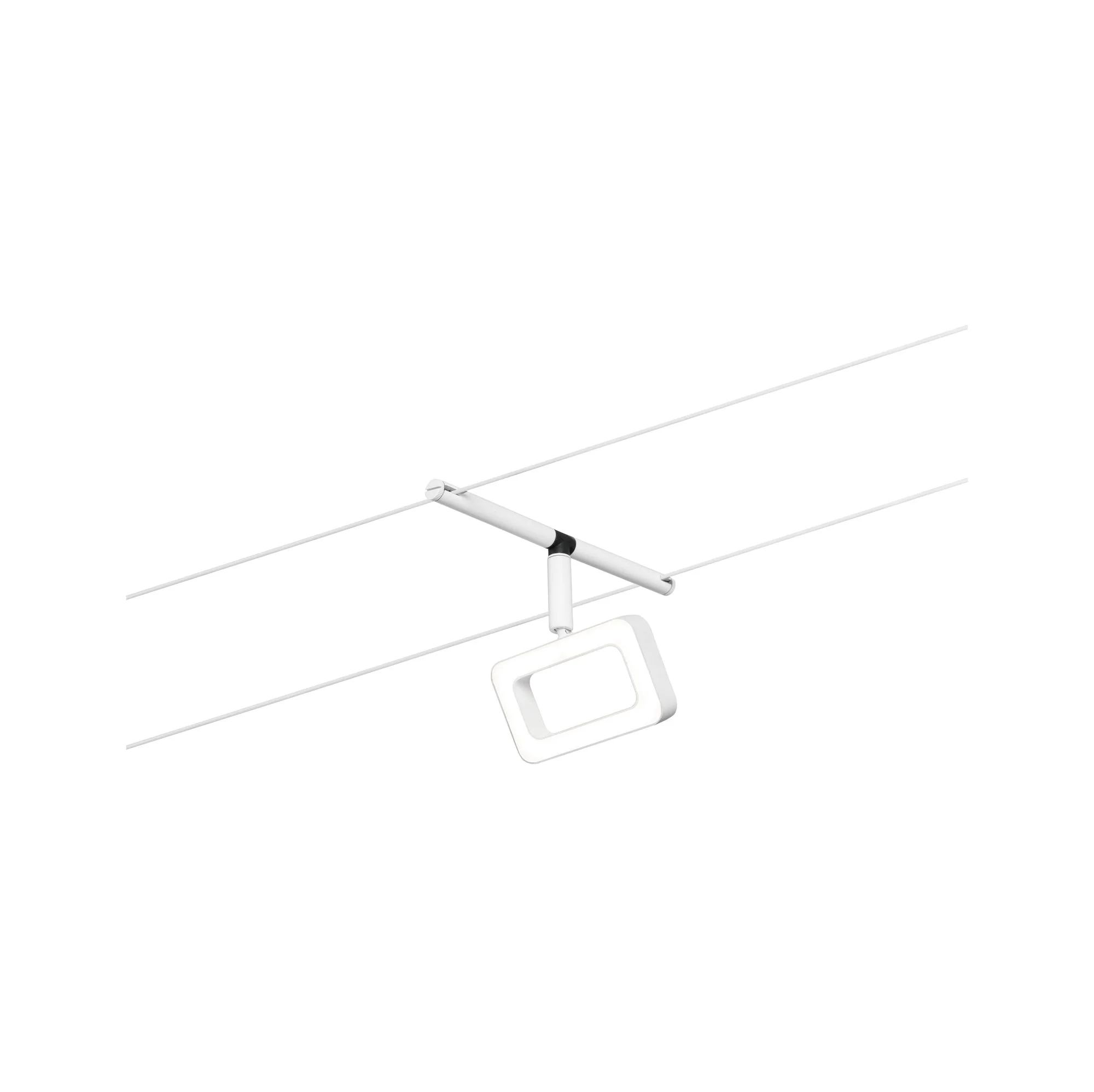 CorDuo Frame Einzelspot 280lm 4,8W 3000K 12V Weiß matt/Chrom