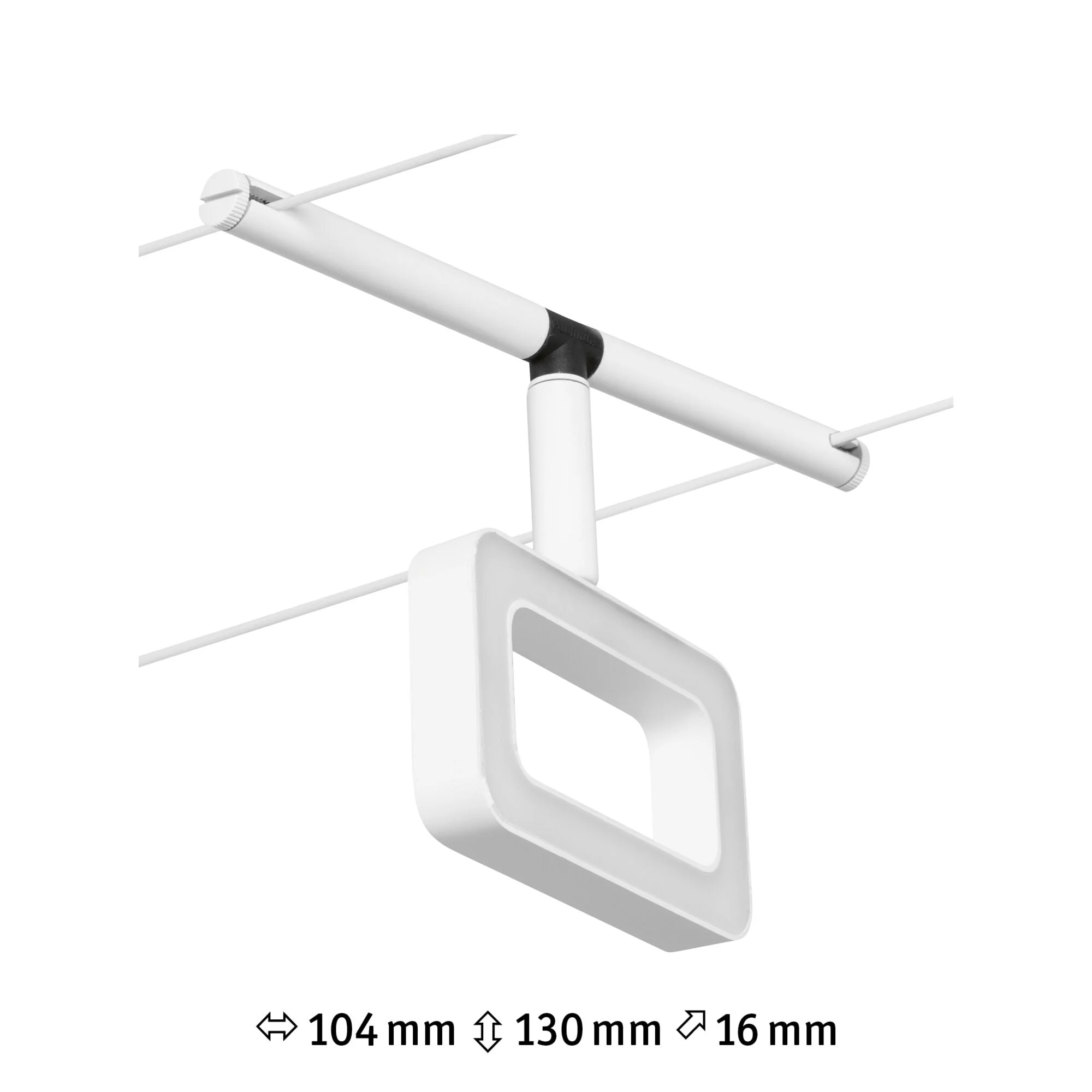 CorDuo Frame Einzelspot 280lm 4,8W 3000K 12V Weiß matt/Chrom - Image 2