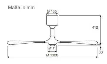 Deckenventilator HELICO PADDEL - Image 2