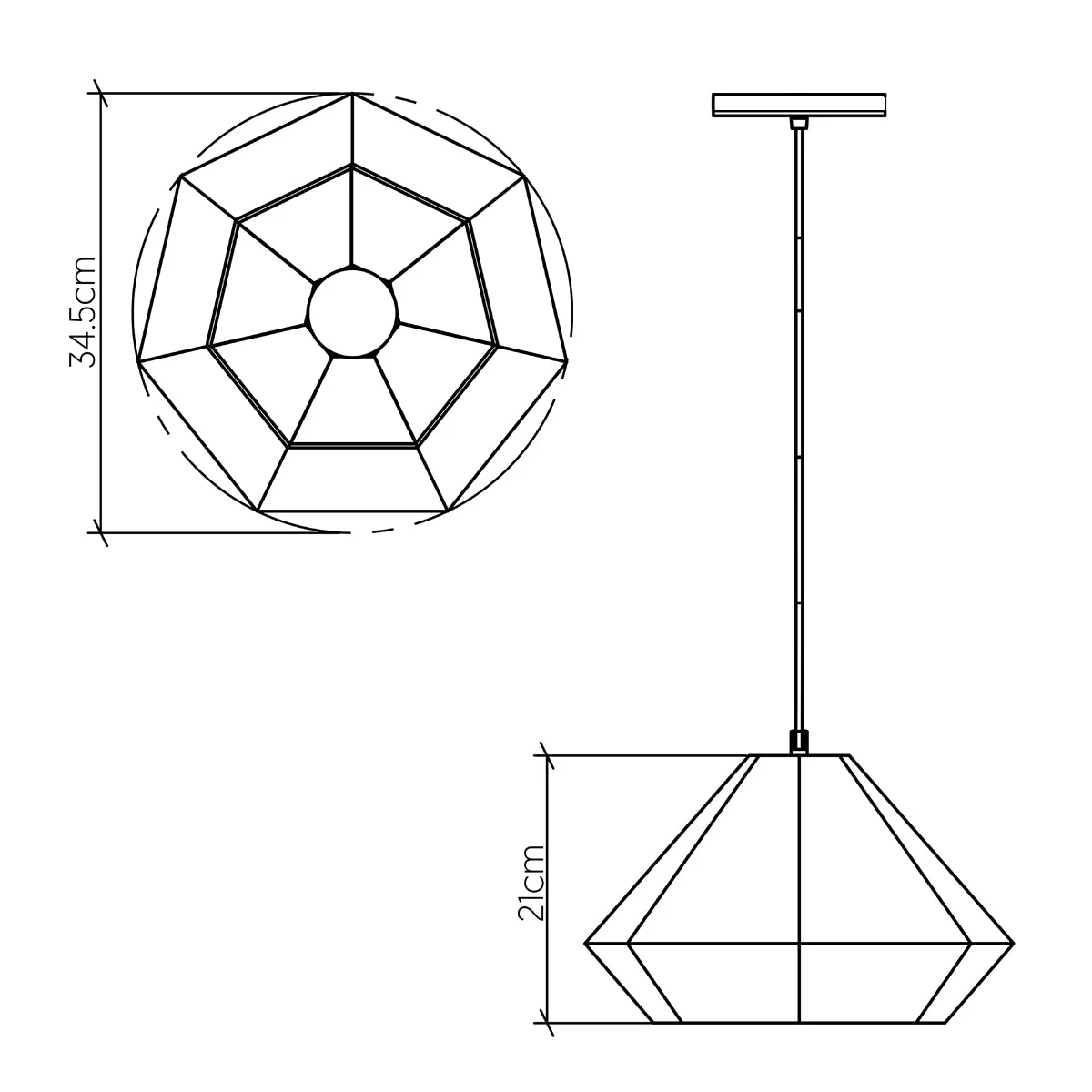 Diamond Pendelleuchte - Image 3