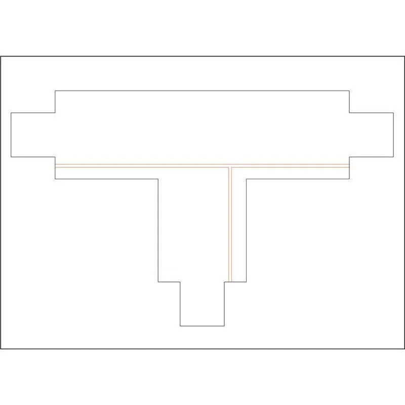 DOTLUX 3 Phasen-T-Verbinder, rechts 1, schwarz - Image 2