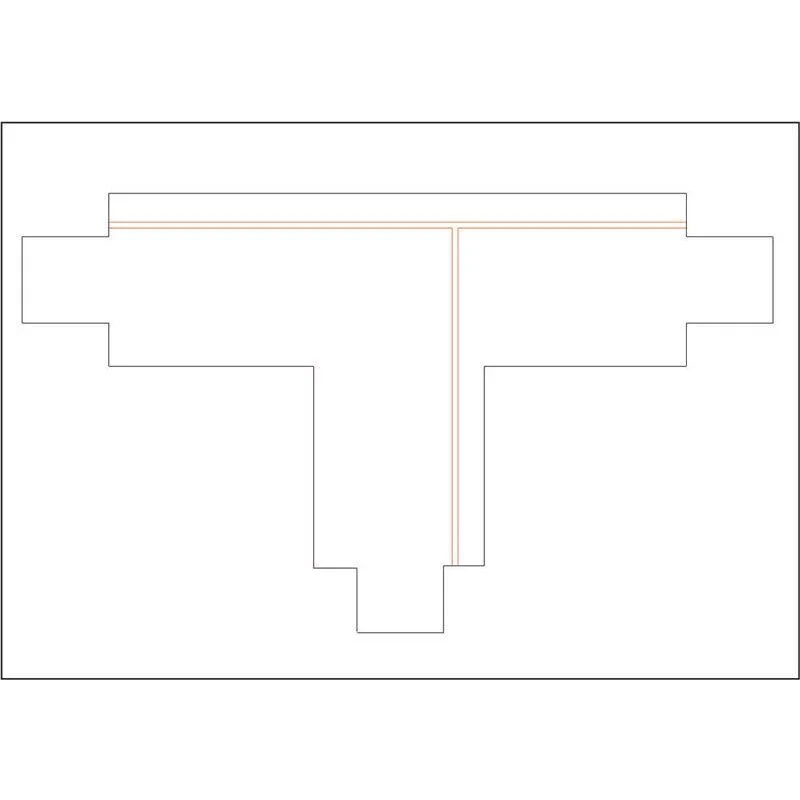 DOTLUX 3 Phasen-T-Verbinder, rechts 2, schwarz - Image 2