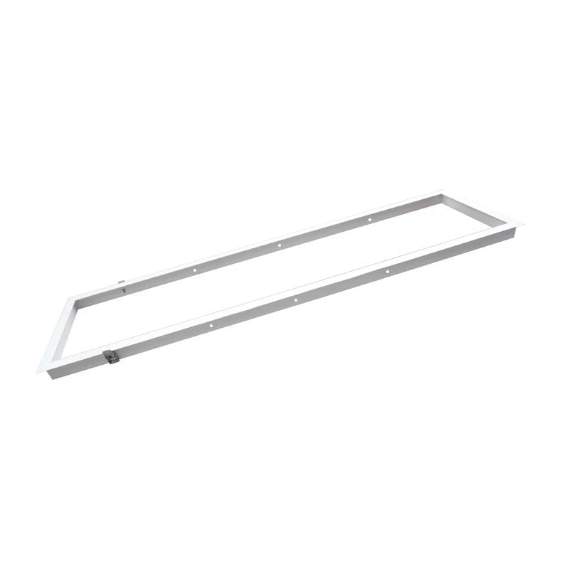 DOTLUX Einbaurahmen für LED-Panel 1195x295mm für Trockenbaudecke, pulverbeschichtet, weiß mit Clips - Image 2