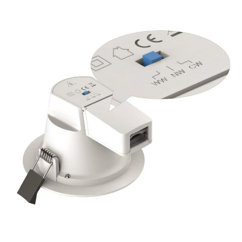 DOTLUX LED-Downlight CIRCLEugr 6W 3000/4000/5700K COLORselect - Image 3