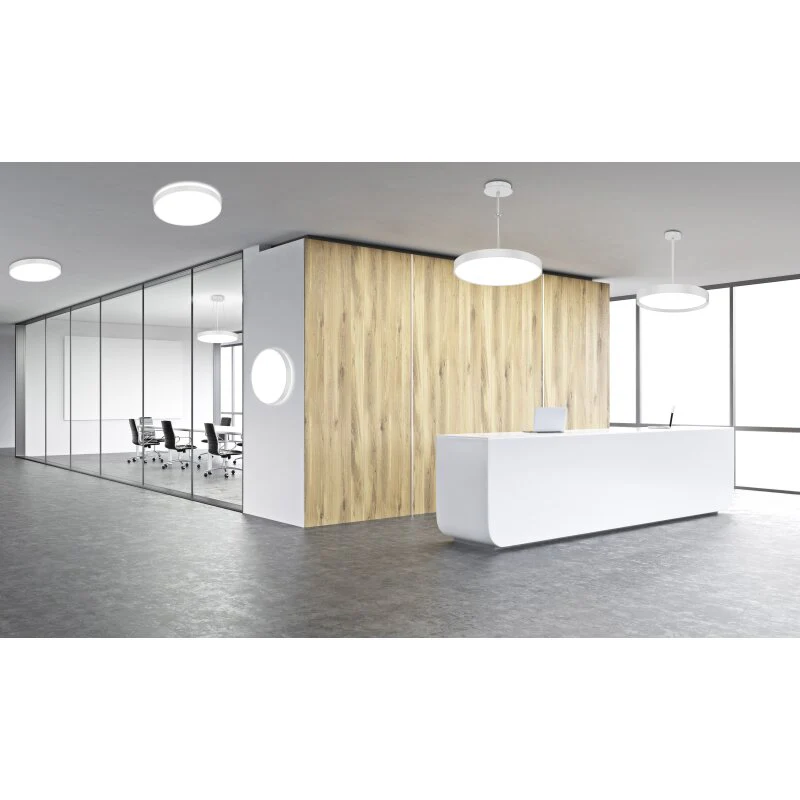 DOTLUX LED-Leuchte DISCugr Ø800mm 75W COLORselect und DALI weiß - Image 5