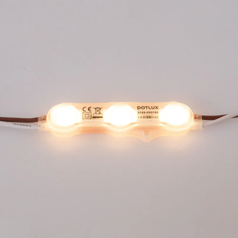 DOTLUX LED-Modul ACplus 1,5W 160° IP67 3000K 100er Kette - Image 2