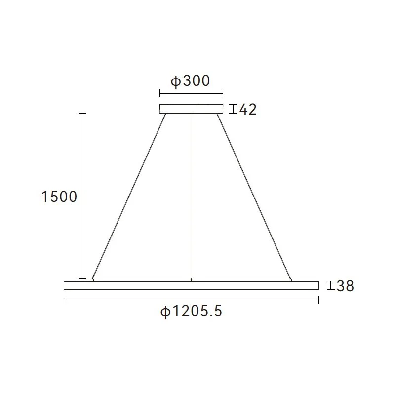 DOTLUX LED-Pendelleuchte AURA 4000 Kelvin rund DALI-2 - Image 5