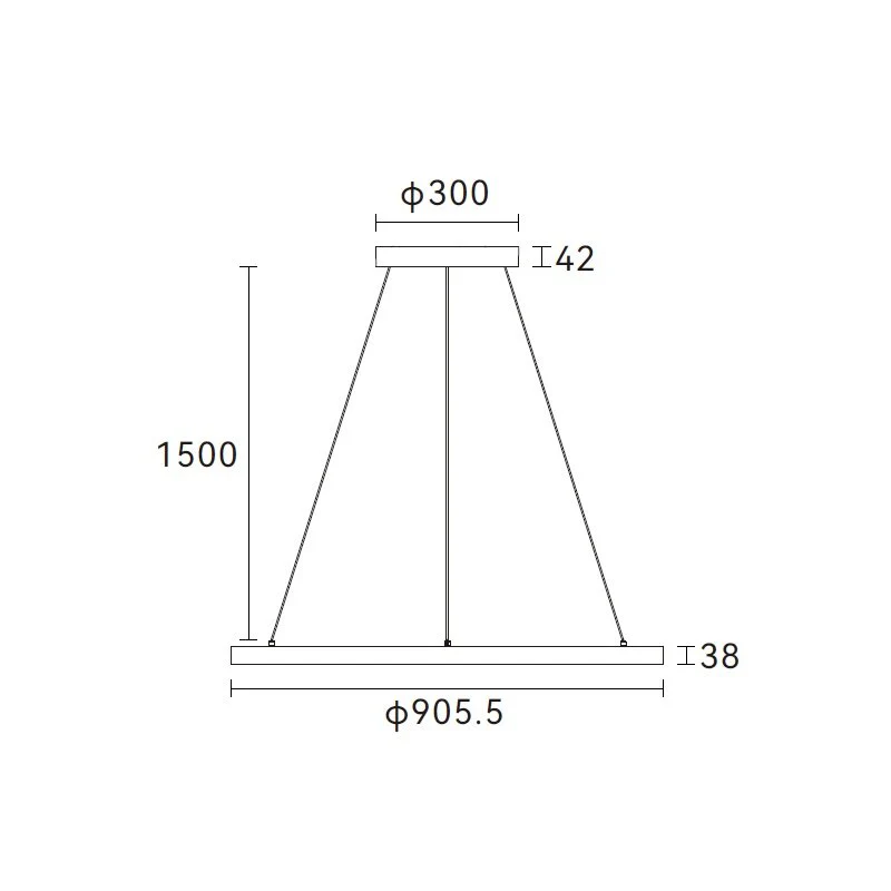 DOTLUX LED-Pendelleuchte AURA 4000 Kelvin rund DALI-2 - Image 6