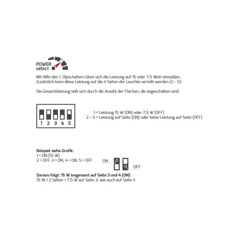 DOTLUX LED-Pollerleuchte WAY 100cm 7,5/15W 3000K - Image 4