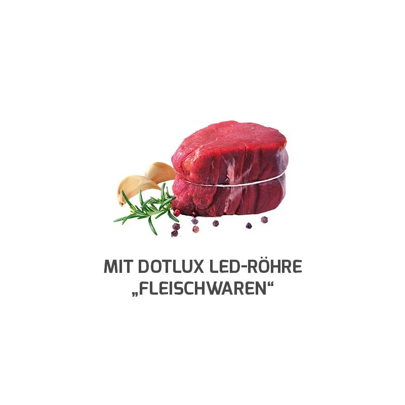 DOTLUX LED-Röhre LUMENPLUS 120cm 15W Fleischfarbe gefrostet drehbare Endkappe - Image 2
