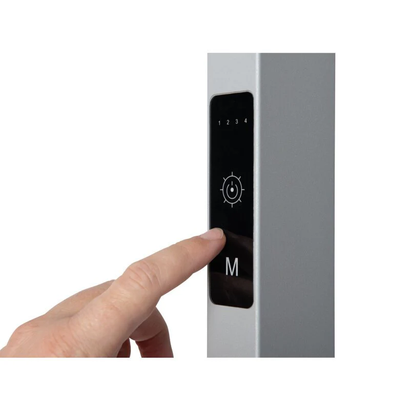DOTLUX LED-Stehleuchte ASSISTsensor 60W 8750lm 4000K silber 5500lm up / 3250lm down - Image 2