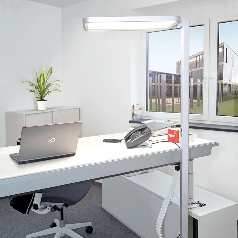 DOTLUX LED-Stehleuchte STUDIObutler 80W 4000K dimmbar silber - Image 3