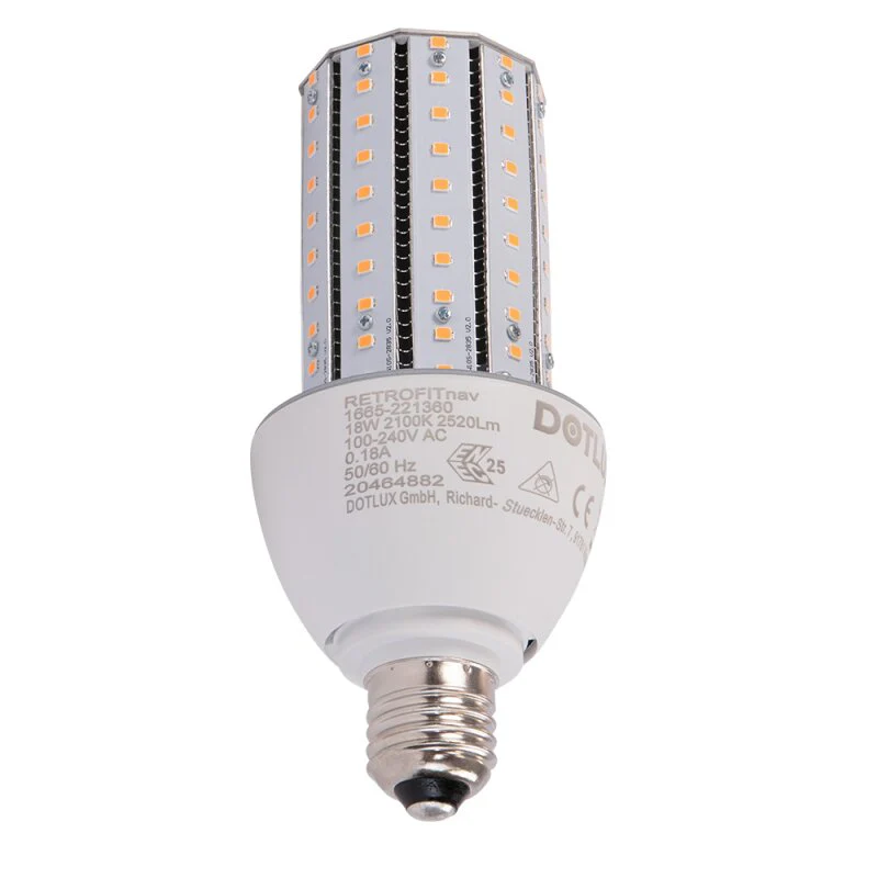 DOTLUX LED-Strassenlampe RETROFITnav E27 18W 2100K - Image 3