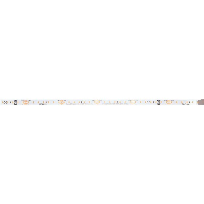 DOTLUX LED-Streifen 48W 8mm 2700K IP20 5m-Rolle inkl. 50cm Anschlusskabel beidseitig
