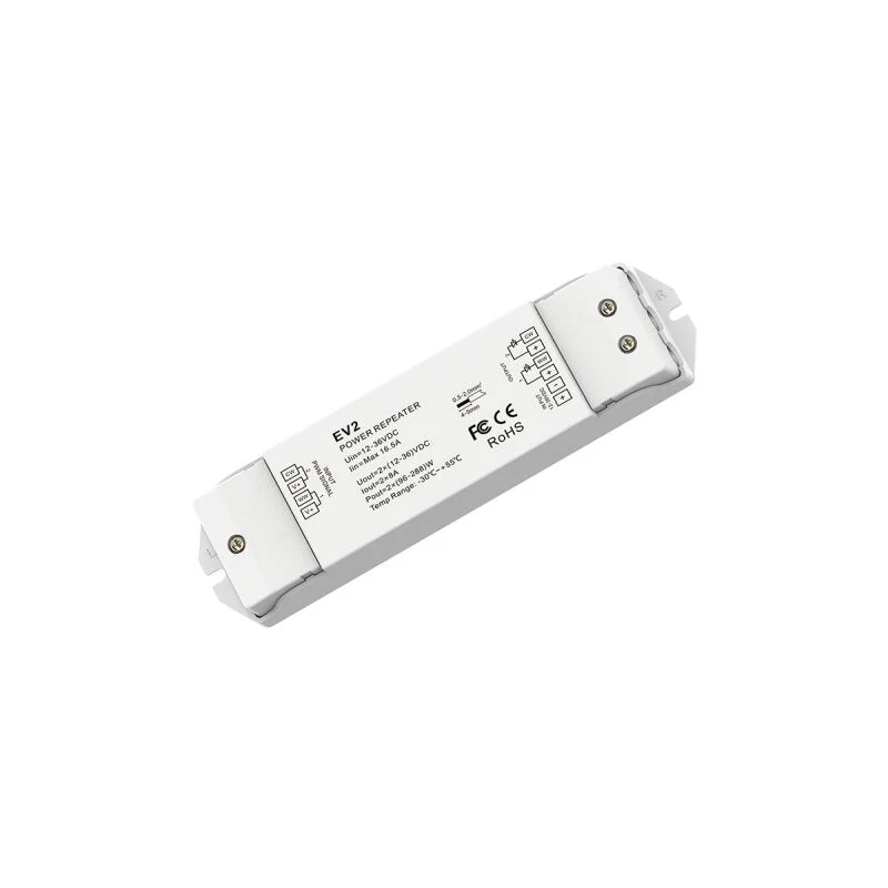 DOTLUX LED-Verstärker max. 576W für zweifarbige LED-Streifen 2 Kanäle 2x8 A (12-36V)