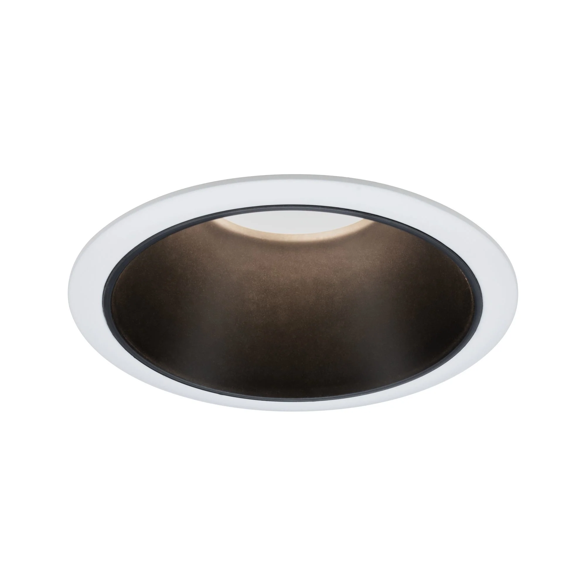 EBL Set Cole Coin 3StepDim rd starr LED 1x6,5W 2700K 230V weiß/schwarz matt/Kst Einbaustrahler