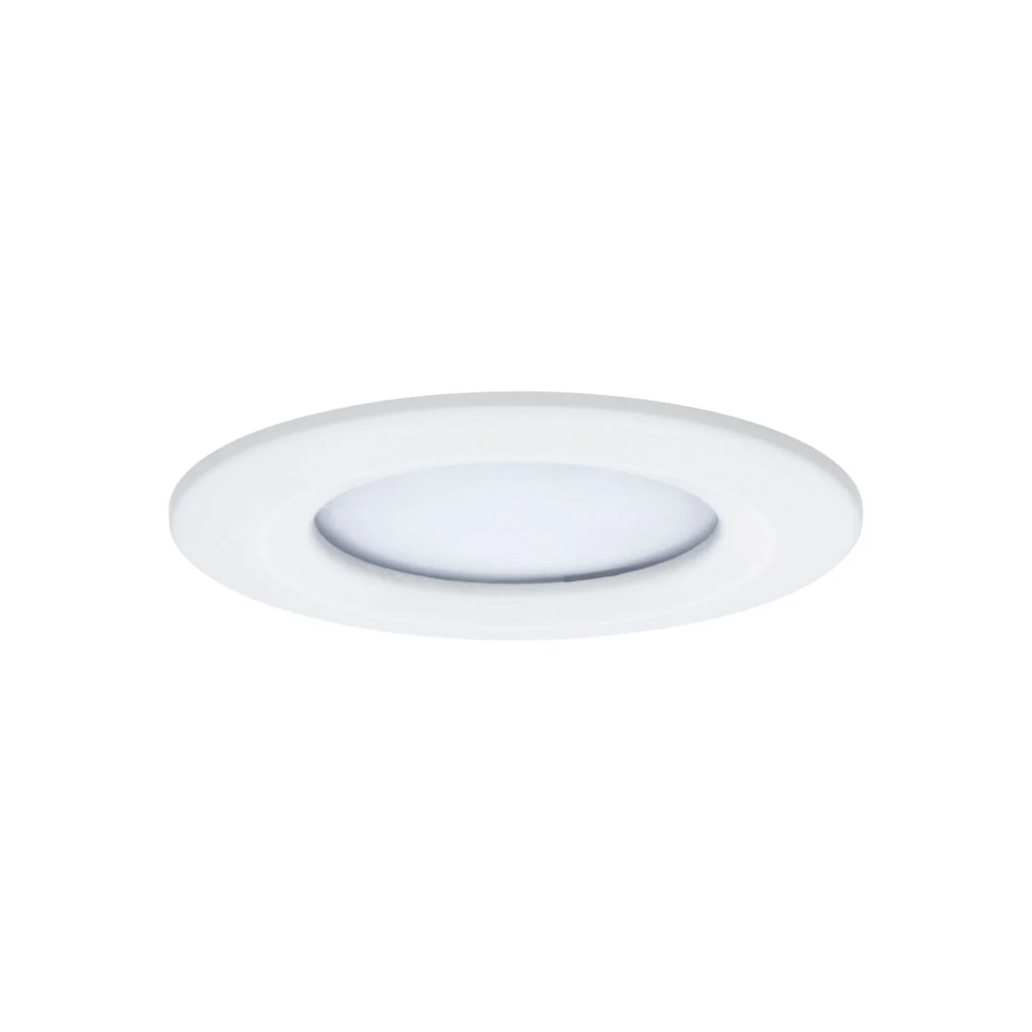 EBL Set Nova Coin rund starr LED 3x6,5W2700K 230V Weiß matt/Alu Einbaustrahler - Image 5