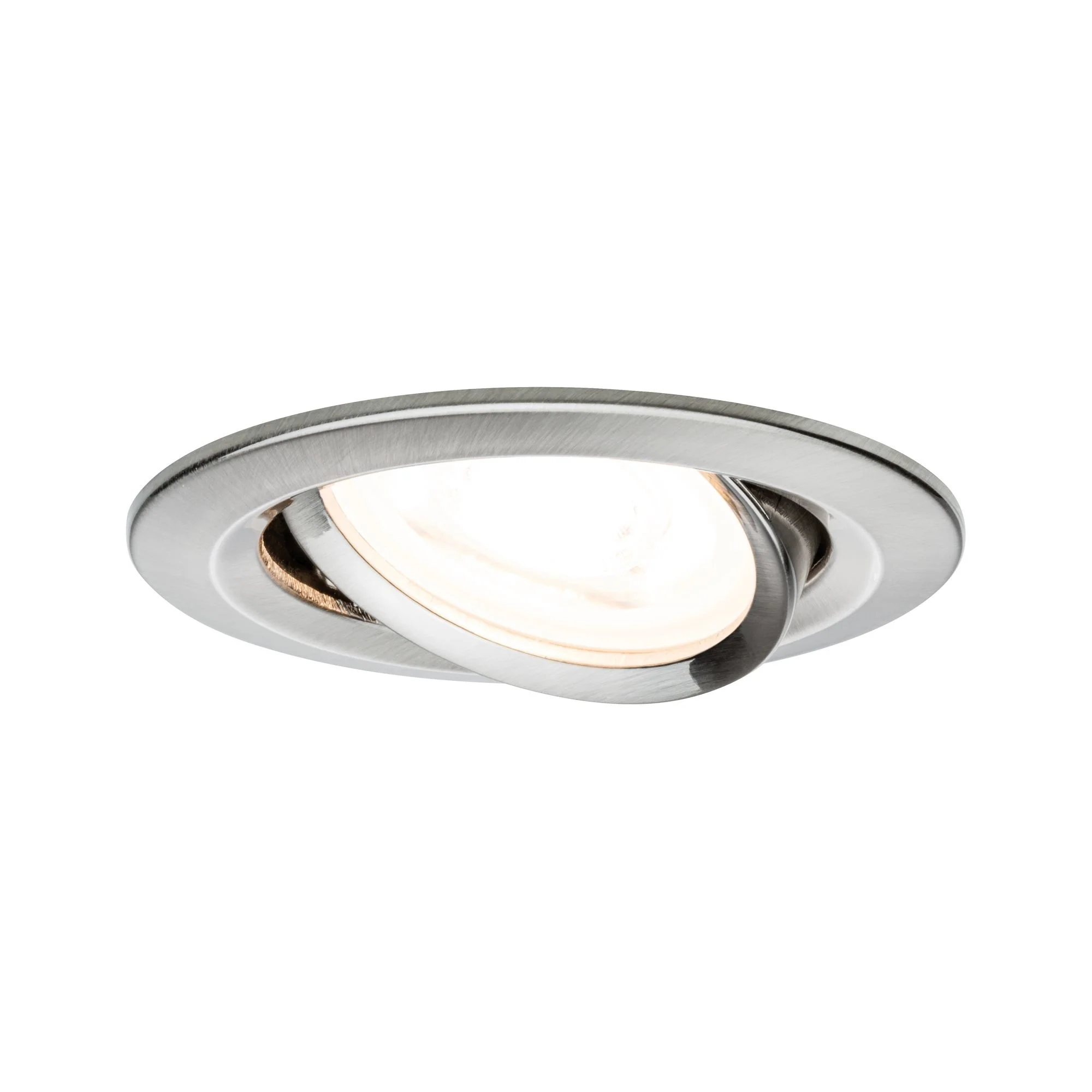 EBL Set Nova rd schw LED 3stepdim 1x6,5W230V GU10 51mm Eisen geb/Alu Einbaustrahler