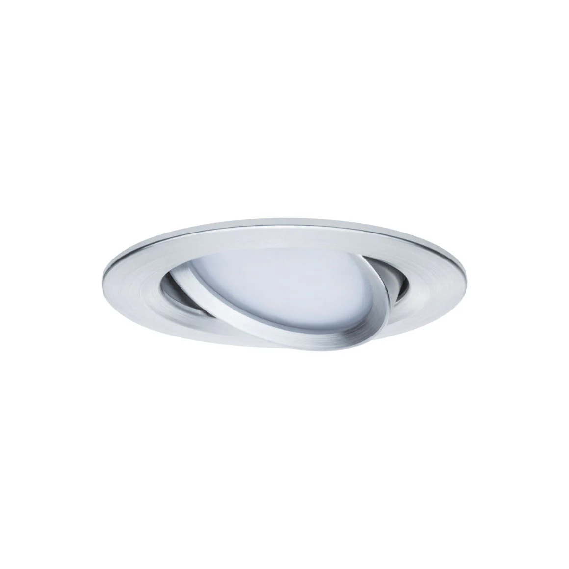 EBL Set Nova rund schwenkbar LED 3x6,5W2700K 230V GU10 51mm Alu ged/Alu Einbaustrahler - Image 6